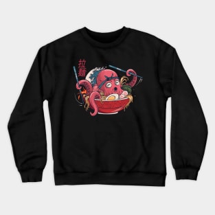 Octopus ramen food Crewneck Sweatshirt